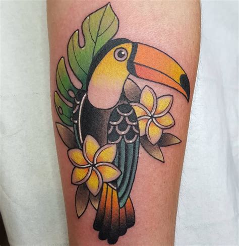 🌸 Toucan Tropical 🌸 . #tattoo #tattoos #tatouage #tatuaje #toucan # ...