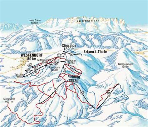 Westendorf Piste map | Westendorf ski area map | Igluski.com