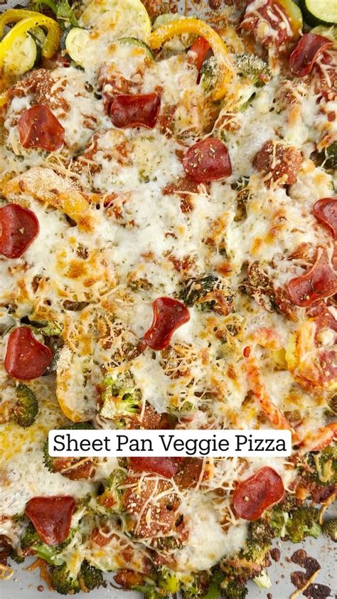 Sheet Pan Veggie Pizza Recipe | Recept