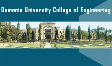 University College of Engineering, Osmania University: Courses, Fees ...