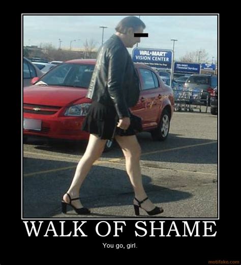 Is it a walk of shame if you didn’t actually shag?