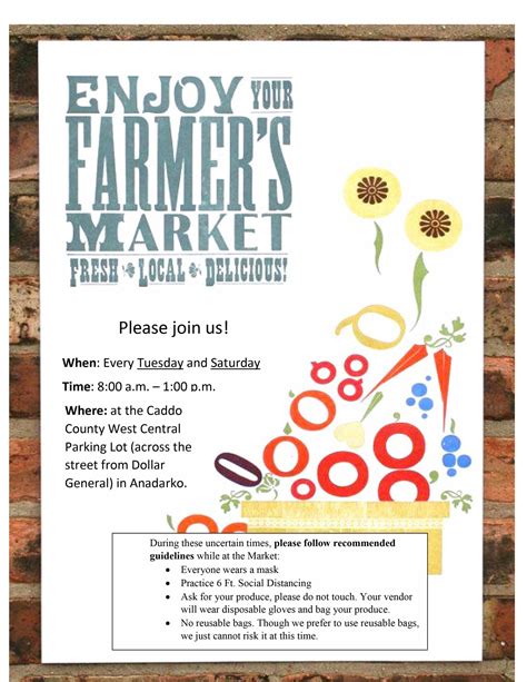 Farmers Market FLyer 2020 | Delaware Nation