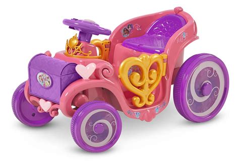 Disney Princess Enchanted Adventure Carriage Quad, 6-Volt Ride-On Toy By Kid Trax, Ages 18 – 30 ...