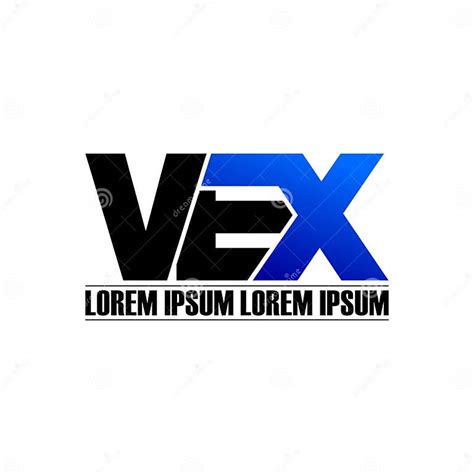 Letter VEX Simple Monogram Logo Icon Design. Stock Vector - Illustration of esport, internet ...