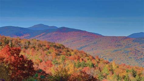 Fall colors are at their peak in western, northern Maine