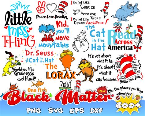 Dr Seuss Svg bundle, Dr Seuss png, Dr Seuss christmas svg fo | Inspire ...