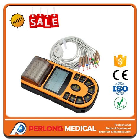 1 Channel Hand-Held Spare Parts ECG/EKG Machine ECG80A Hospital ...