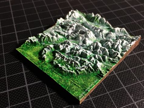 3D-Printed Topographical Maps Made from Google Maps, Terrain2STL ...