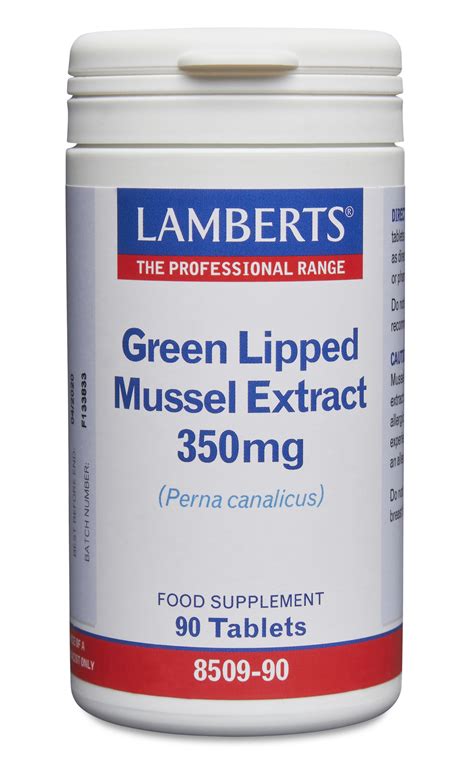 Green Lipped Mussel Extract 350mg 90's: The Natural Dispensary