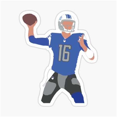 "Jared Goff Lions" Sticker for Sale by Redbubbl31 | Redbubble