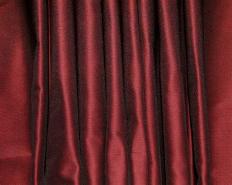 Red Silk Taffeta Drapes, Curtains & Shades - Custom Made in the USA