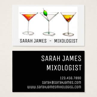 Bartender Business Cards and Business Card Templates | Zazzle Canada