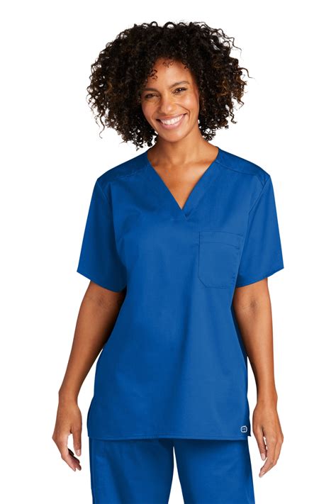 Custom Embroidered Unisex V-neck Scrub Top Medical Uniform - Etsy