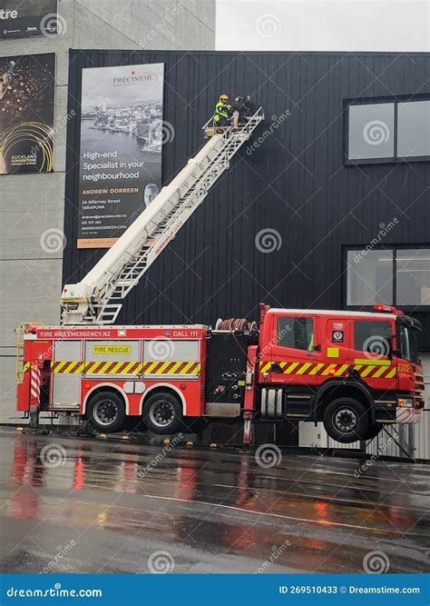 New Zealand Fire and Emergency Vehicle Editorial Stock Photo - Image of ...