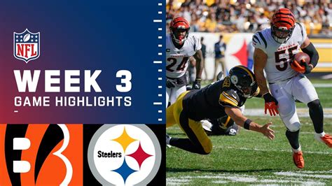 Bengals vs. Steelers Week 3 Highlights | NFL 2021 - YouTube