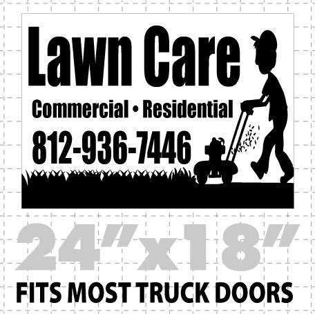 Landscaping Company Magnets for Trucks | Advertise Lawn Care