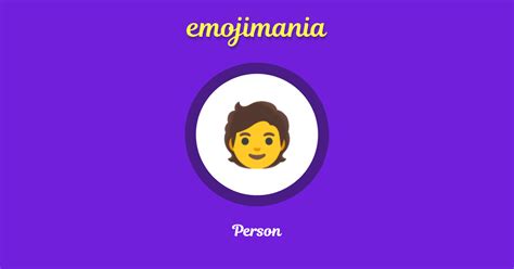 🧑 Person emoji Copy & Paste - Emojimania