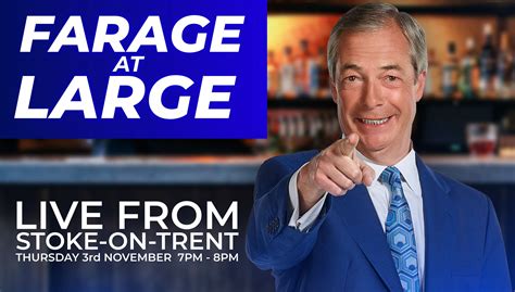 Farage at Large: Join GB News' Nigel Farage live in Stoke-on-Trent