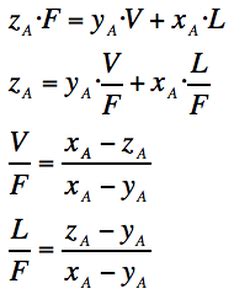 Lever rule - Equilibrium Thermodynamics