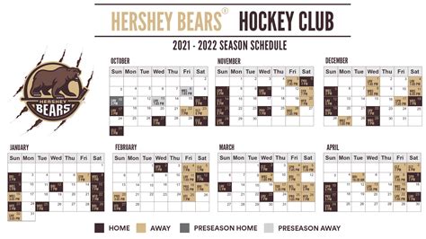 Hershey Bears Announce 2021-22 Season Schedule