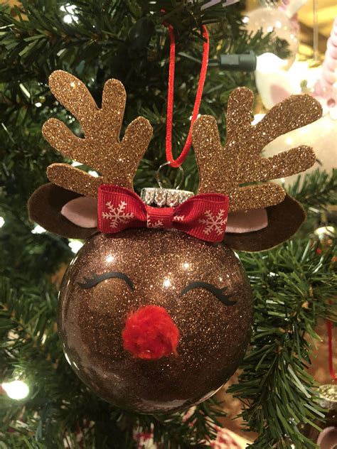 Reindeer Ornament | Etsy | Christmas crafts, Christmas ornament crafts, Kids christmas ornaments