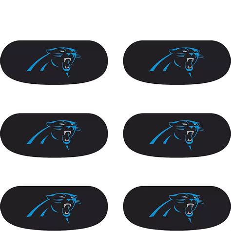 Carolina Panthers Eye Black Stickers 6ct | Party City