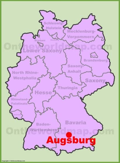 Augsburg Maps | Germany | Maps of Augsburg