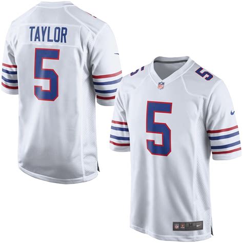 Nike Tyrod Taylor Buffalo Bills White Alternate Game Jersey