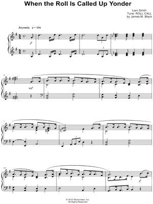 "WHEN THE ROLL IS CALLED UP YONDER" Sheet Music - 6 Arrangements Available Instantly - Musicnotes