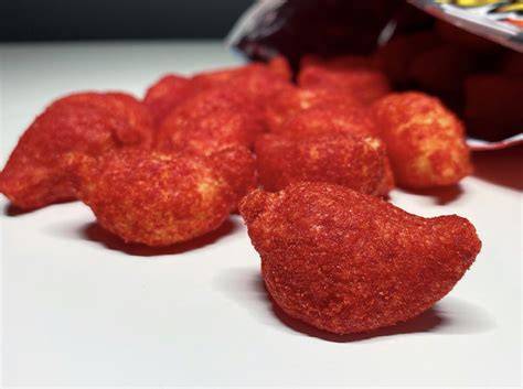 REVIEW: Cheetos Flamin' Hot Pepper Puffs - Junk Banter