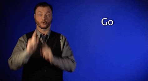 Go Sign Language GIF by Sign with Robert - Find & Share on GIPHY | Sign ...