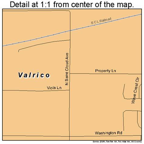 Valrico Florida Street Map 1273700