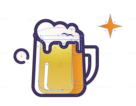 Beer mug vector