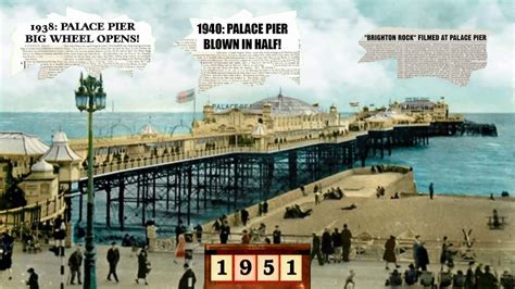 Brighton Palace Pier through the ages - YouTube