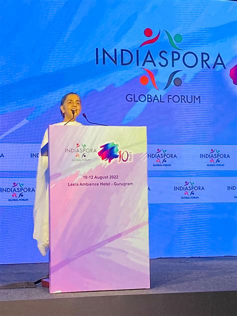 Didi Krishna at the Indiaspora Global Forum 2022