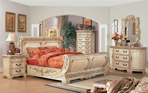 The collection of antique bedroom furniture