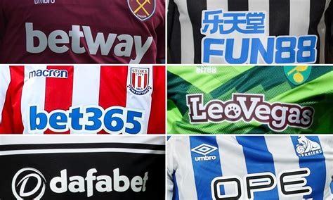 Almost 60% Of Premier League & Championship Teams Have Betting Shirt ...