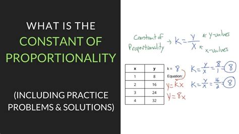 How To Find The Constant Of Proportionality: Definition, Examples, And ...