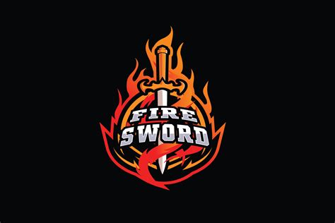 Firesword E-Sports Logo Graphic by ovoz.graphics · Creative Fabrica