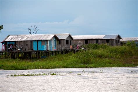 Floating Houses in Amazon River Stock Photo - Image of amazonic, unfunded: 93461206