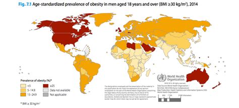 World Health Organization Obesity Maps - Business Insider