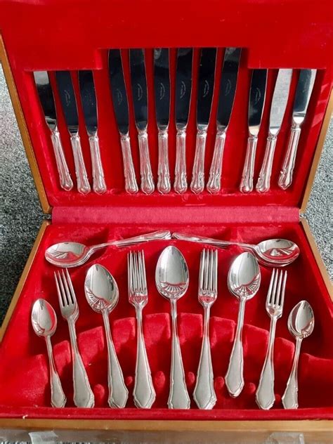 Full set Genuine 50 years old Newbridge Cutlery Set 44pc | in ...