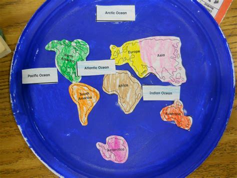 Continent Worksheet For 1st Grade