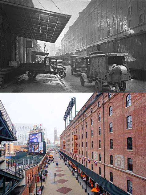 CAMDEN YARDS THEN & NOW | Camden yards, Historic baltimore, Baltimore ...