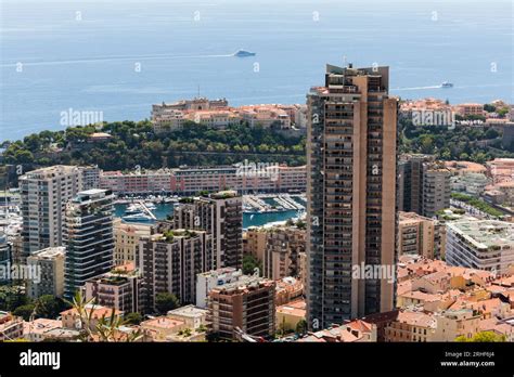 Aerial view of Monte Carlo in Monaco Stock Photo - Alamy