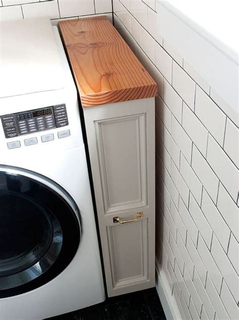 10 Projects & Products to Fill Awkward Appliance Gaps | Laundry room ...