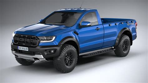 Ford Ranger Raptor Single Cab 2019 - 3D Model by SQUIR