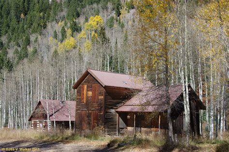 Ghost town houses, Crystal, Colorado