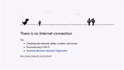 There is no Internet connection - Chrome game - YouTube