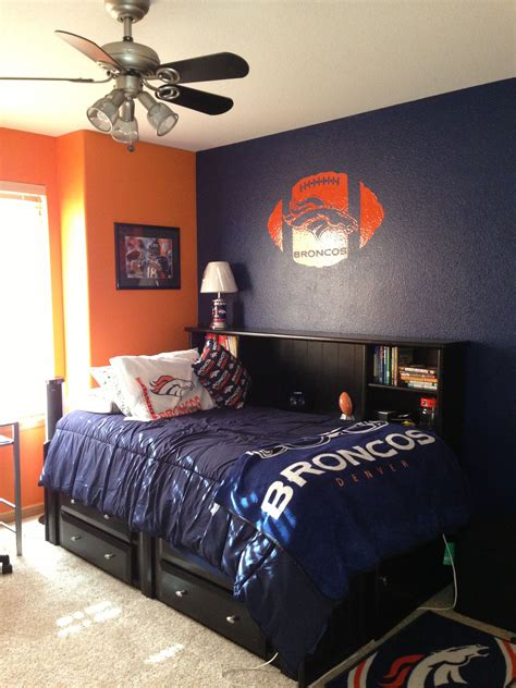 Denver Bronco's Room Cameron Roth Johnstown CO Design by Grammie | New ...